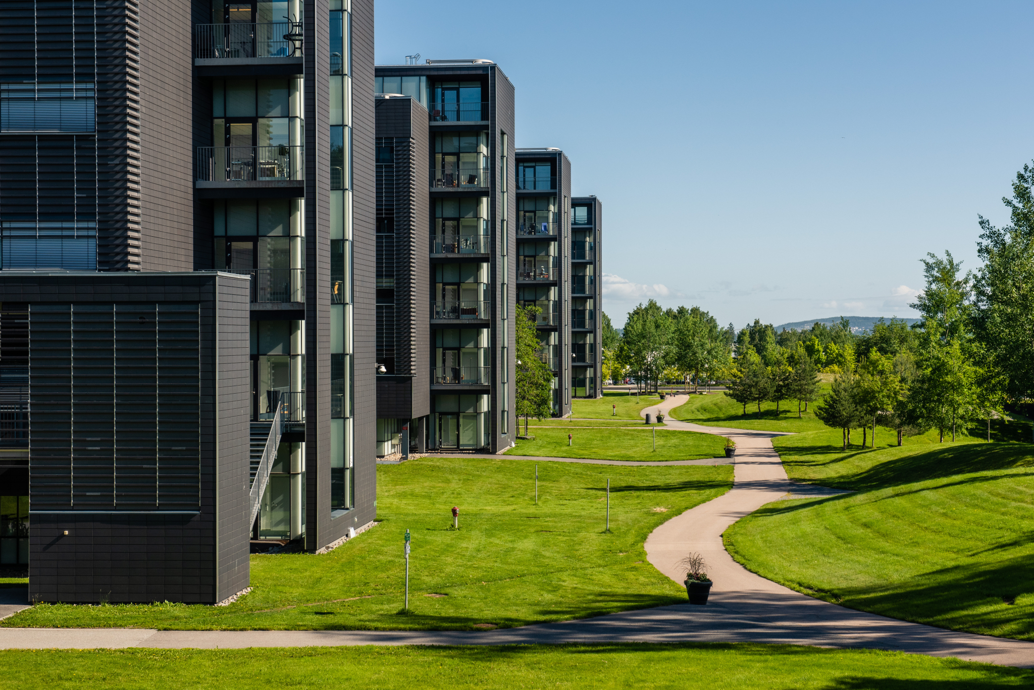 Ahus Nordbyhagen sengebygg og gangvei 2